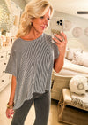 Ribbed Stripe Top (2 colors)