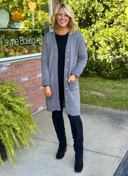 slim fit dress slacks Sleeveless Sweater Button Down Maxi Dress In Black main image 0