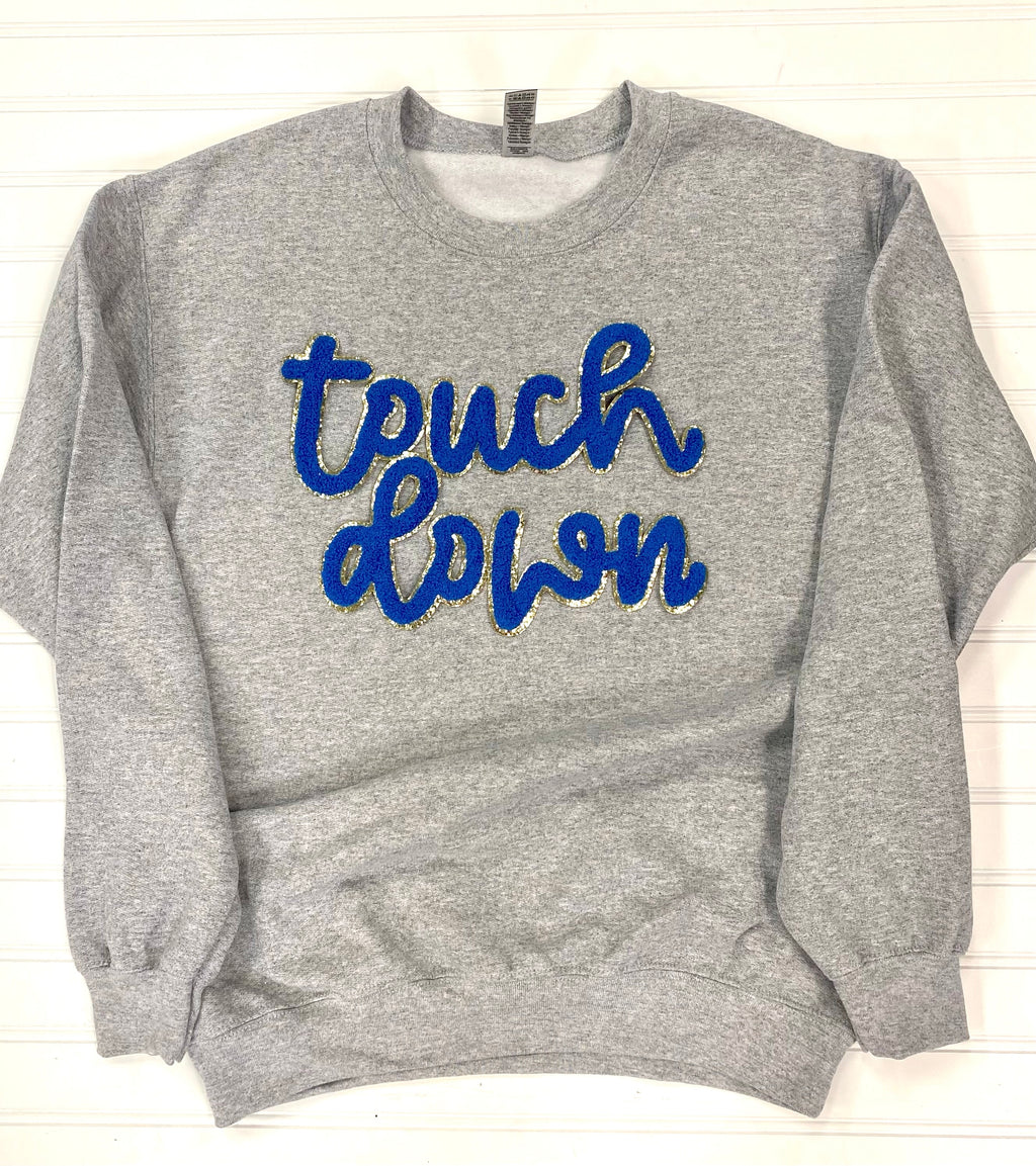 Custom Touch Down Patch Sweatshirt