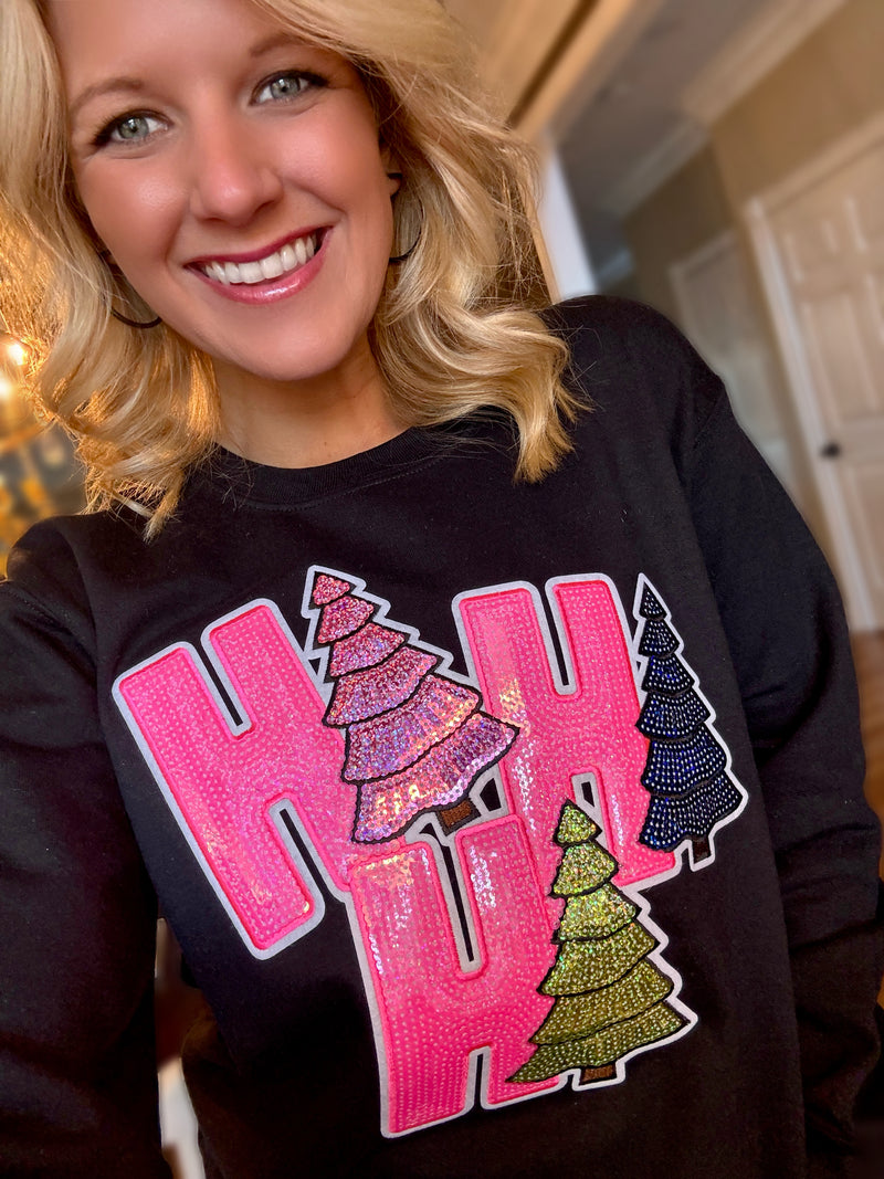 Ho Ho Ho Neon Tree Sweatshirt *PRE-ORDER*