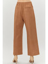 Camel Suede Pull On Pants