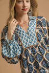 Geo Print Boho Dress