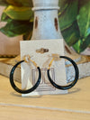 Acrylic Hoop Earrings