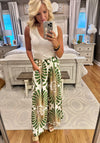 Wide Leg Printed Pant