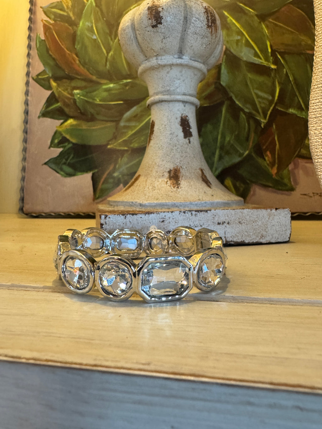 Silver Rhinestone Bracelet