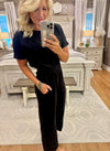 Black Wide Leg Jumpsuit