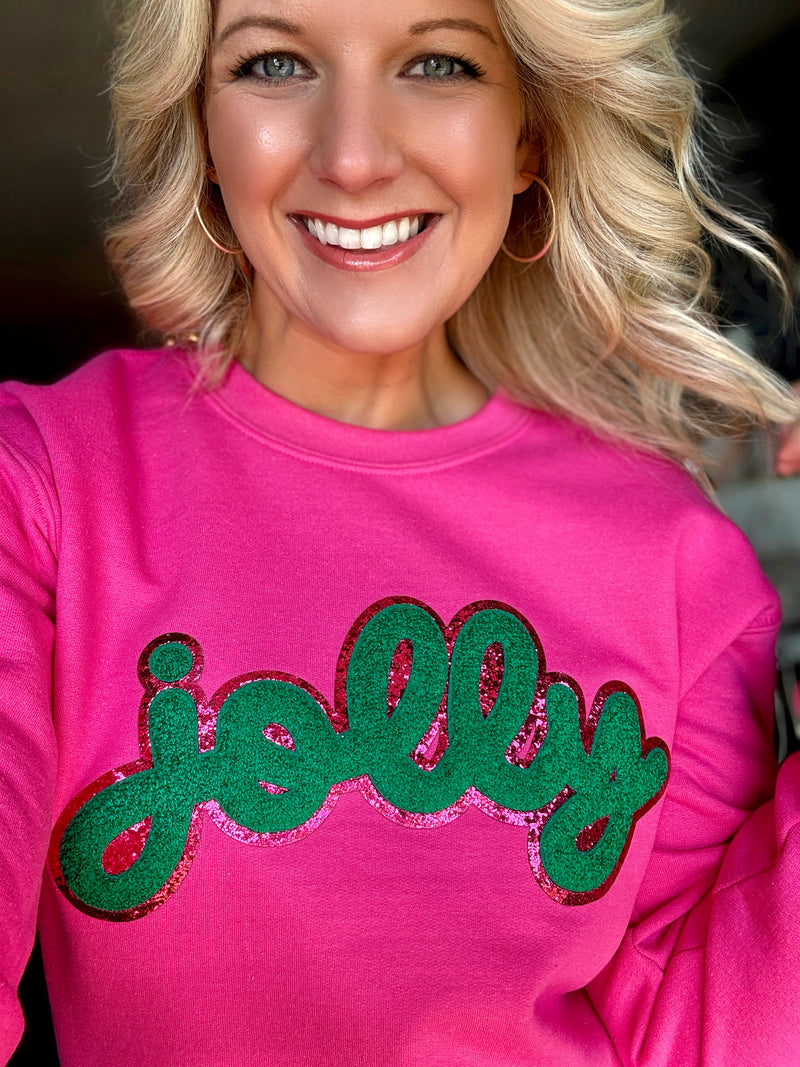 Pink JOLLY Custom Sweatshirt