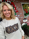 GRINCHY Leopard Sweatshirt
