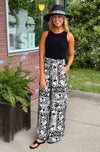 Black & White Printed Pant