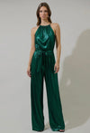 Green Metallic Jumpsuit