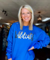 Royal Blue WILDCATS Gold Sweatshirt *Pre-Order*
