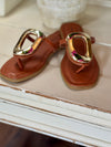 Empress Gold & Brown Sandal