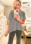 Ribbed Stripe Top (2 colors)