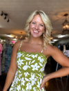 Floral Midi Dress with Tie Back Detail (2 colors)