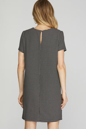 Black & White Stripe Dress