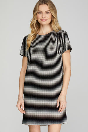 Black & White Stripe Dress
