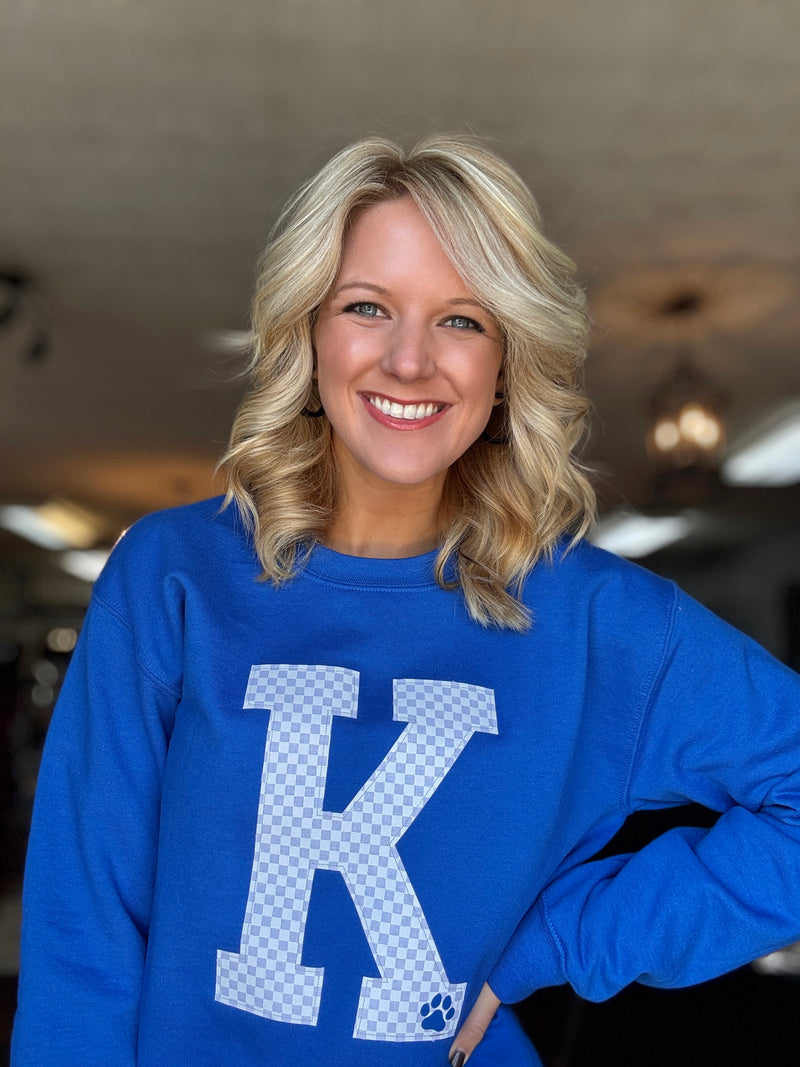 Royal Blue K Paw Sweatshirt *Pre-order*