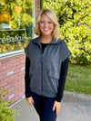 Grey Buttery Soft Vest Jacket