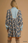 Geo Print Boho Dress