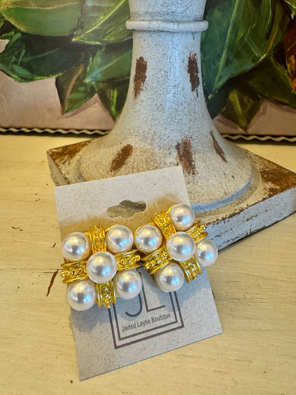Pearl Statement Earring