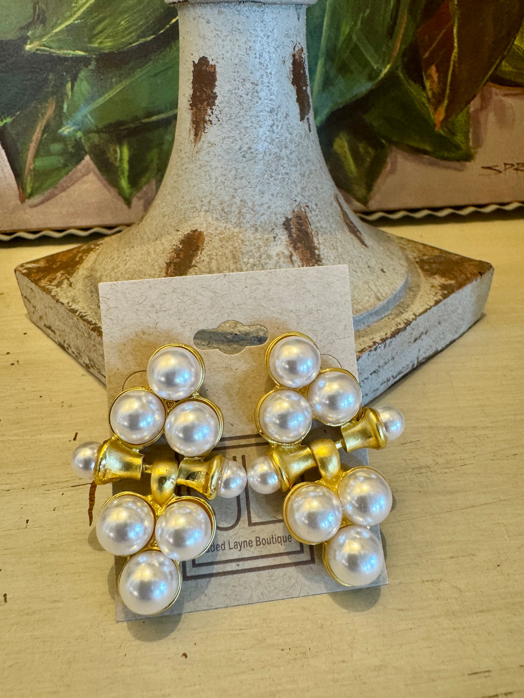 Pearl Statement Earring