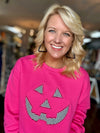 Custom Hot Pink Jack O’ Lantern Sweatshirt *PRE-ORDER*