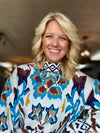 Multi Color Abstract Sweater