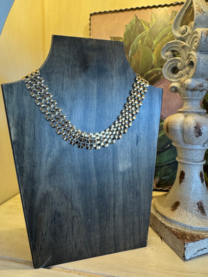 Gold Link Statement Necklace