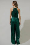 Green Metallic Jumpsuit