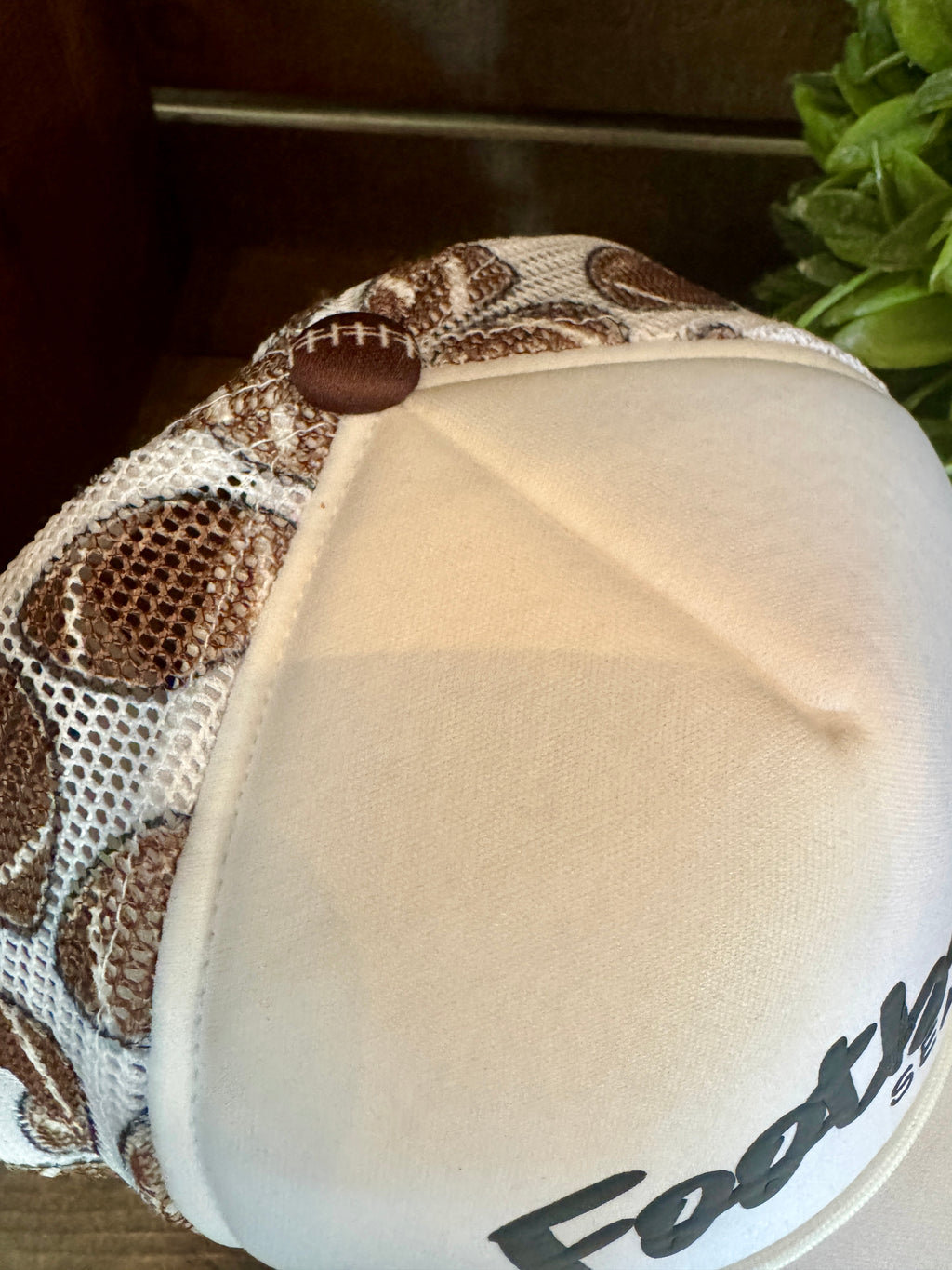 Football Season Custom Mesh Back Hat