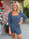 Navy Tweed Jacket & Short SET