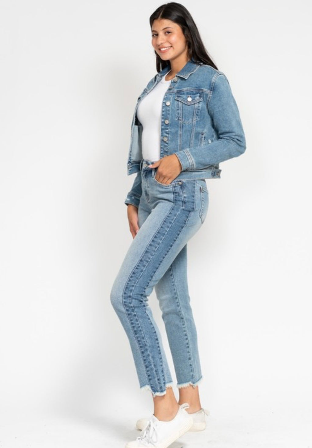 Judy Blue Vintage Wash Side Panel Jean