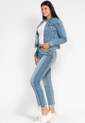 Judy Blue Vintage Wash Side Panel Jean