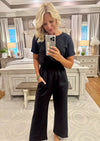 Black Wide Leg Jumpsuit