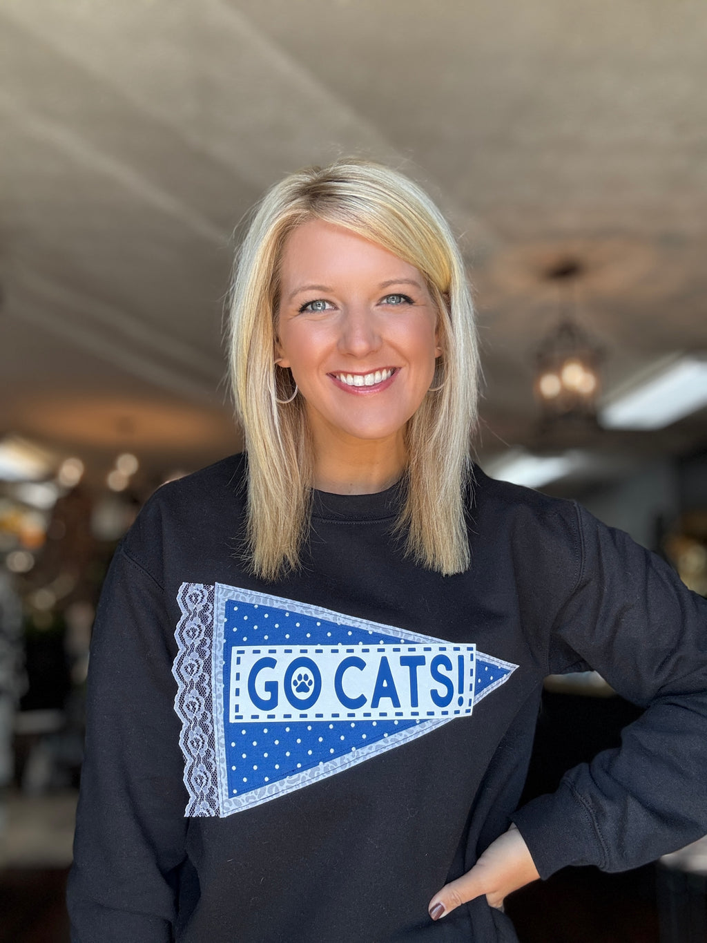 GO CATS Banner Custom Sweatshirt *Pre-Order*