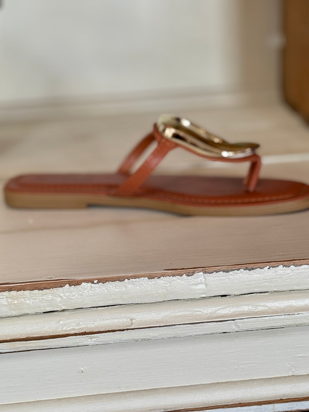 Empress Gold & Brown Sandal