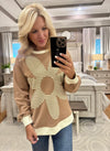 Stripe Floral Patch Top