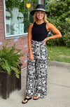 Black & White Printed Pant