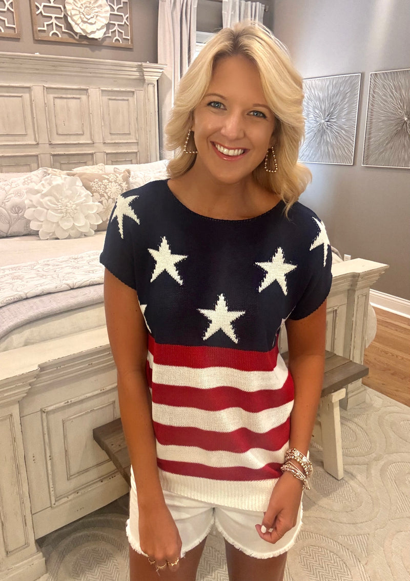Flag Sweater **FINAL SALE**
