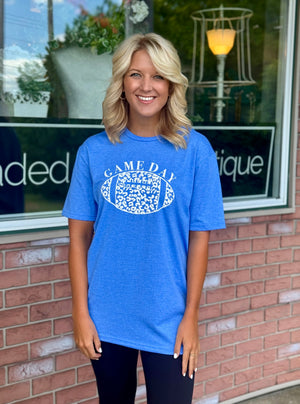 Game Day Cheetah Football Tee *Pre-Order*
