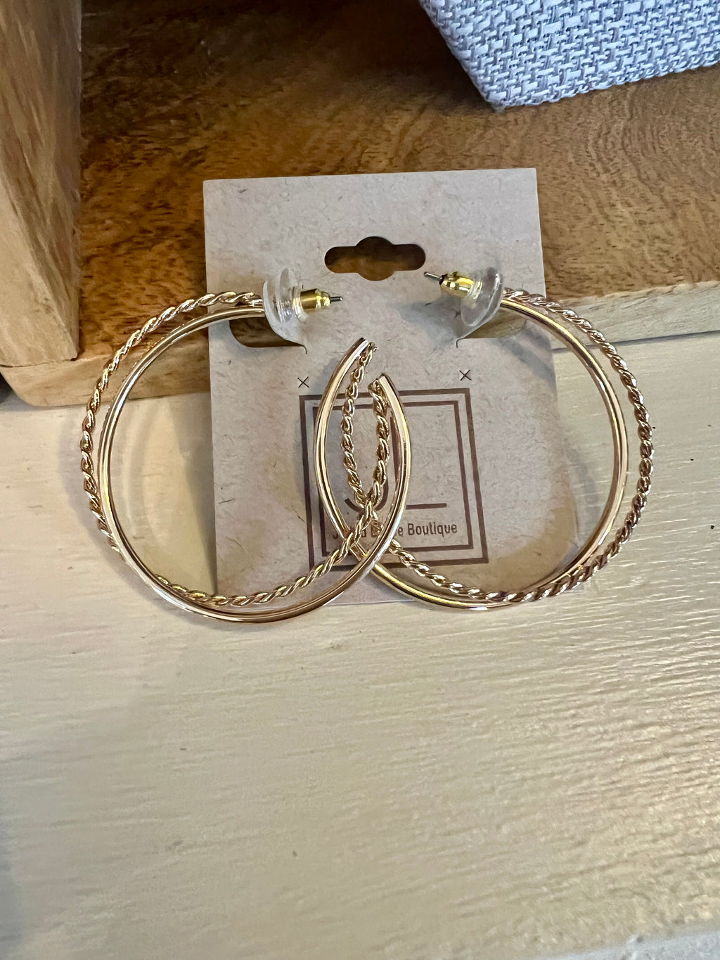 Double Hoop Earring (Gold & Silver Available)