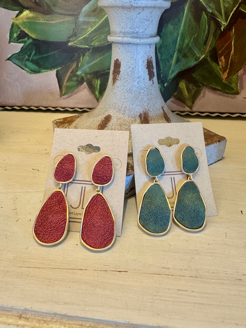 Teardrop Statement Earring