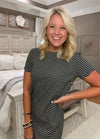 Black & White Stripe Dress