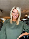 Olive Scuba Top