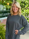 Washed Grey Tunic Dress