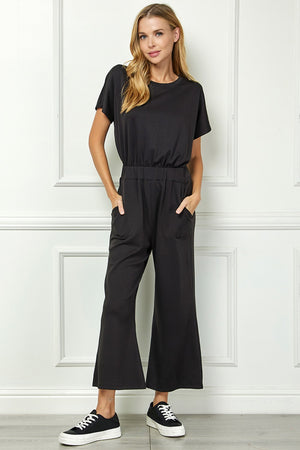 Black Wide Leg Jumpsuit