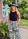 Black & White Printed Pant