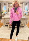 Bright Mauve 1/4 Zip Pullover