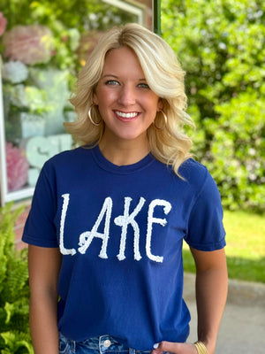 Lake Custom Yarn Tee