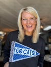 GO CATS Banner Custom Sweatshirt *Pre-Order*